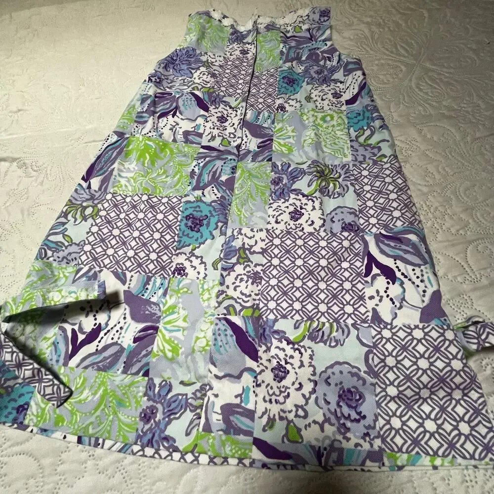 Lilly Pulitzer Multi Juicy Story Patch Shift Dress Size 10